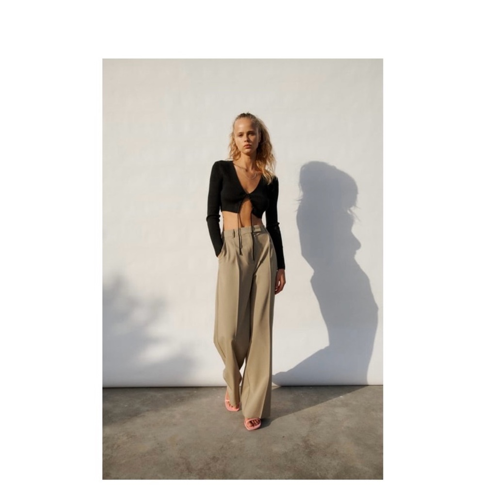 Zara wide leg trouser xs inseam 26.5